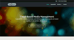 Desktop Screenshot of capsulemedia.com