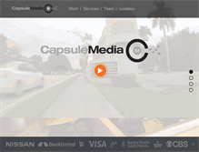 Tablet Screenshot of capsulemedia.tv